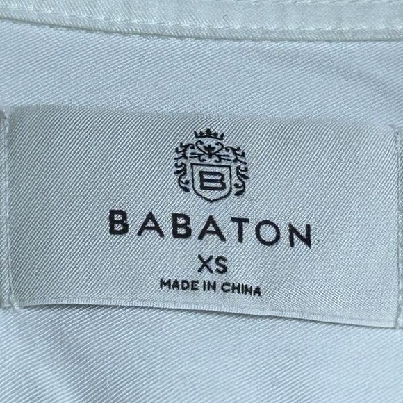 Aritzia Babaton Utility Button Up Shirt XS Drapey Twill QuietLuxury Preppy - Picture 11 of 16